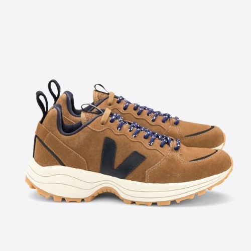 Veja Venturi Suede Mens Trainers Brown UK 78698